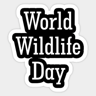 World Wildlife Day Sticker